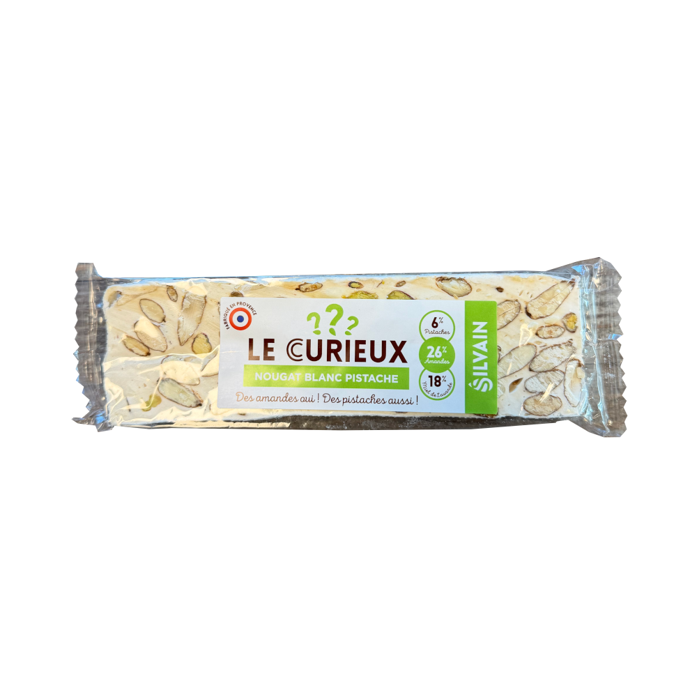 Nougat Silvain - Le Curieux nougat blanc pistache