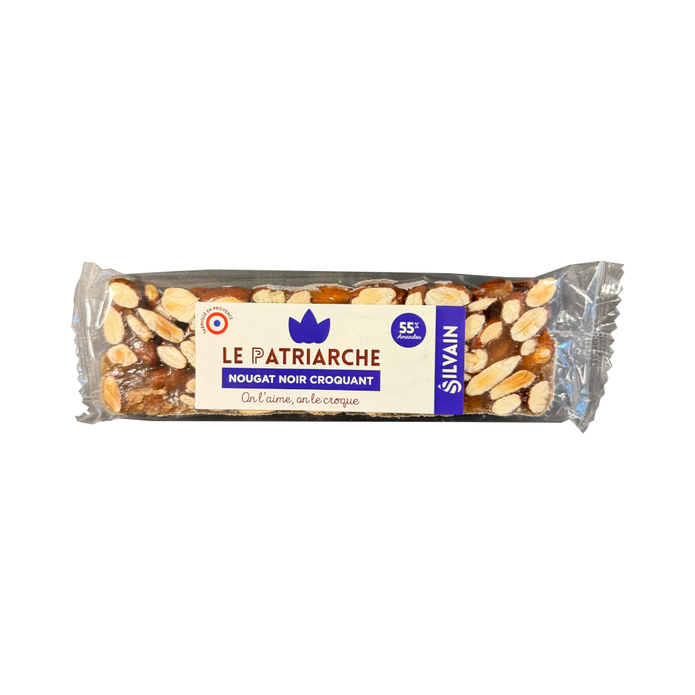 Nougat Silvain - Le Patriarche nougat noir croquant