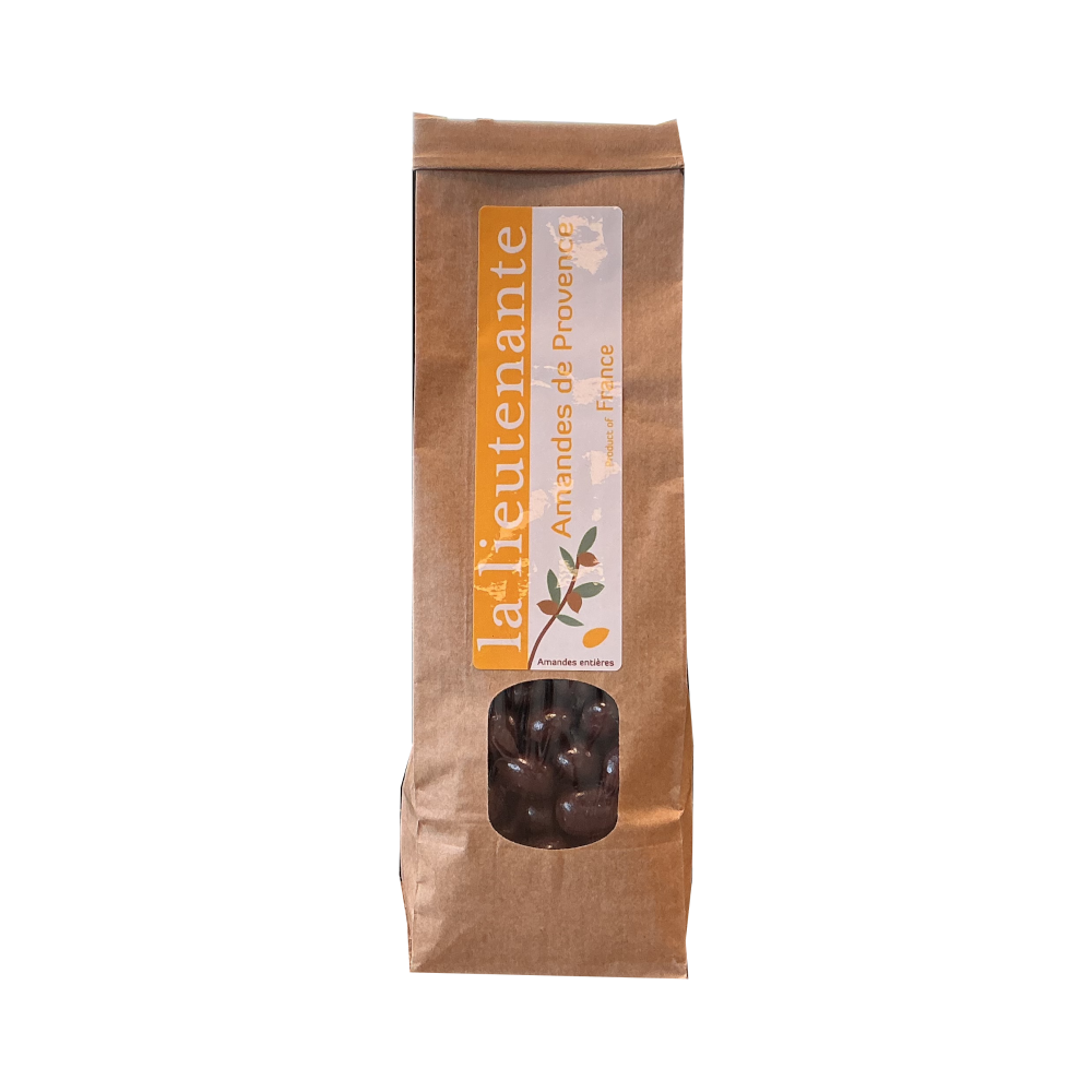 La Lieutenante - Amandes de Provence au chocolat noir et pointe de sel