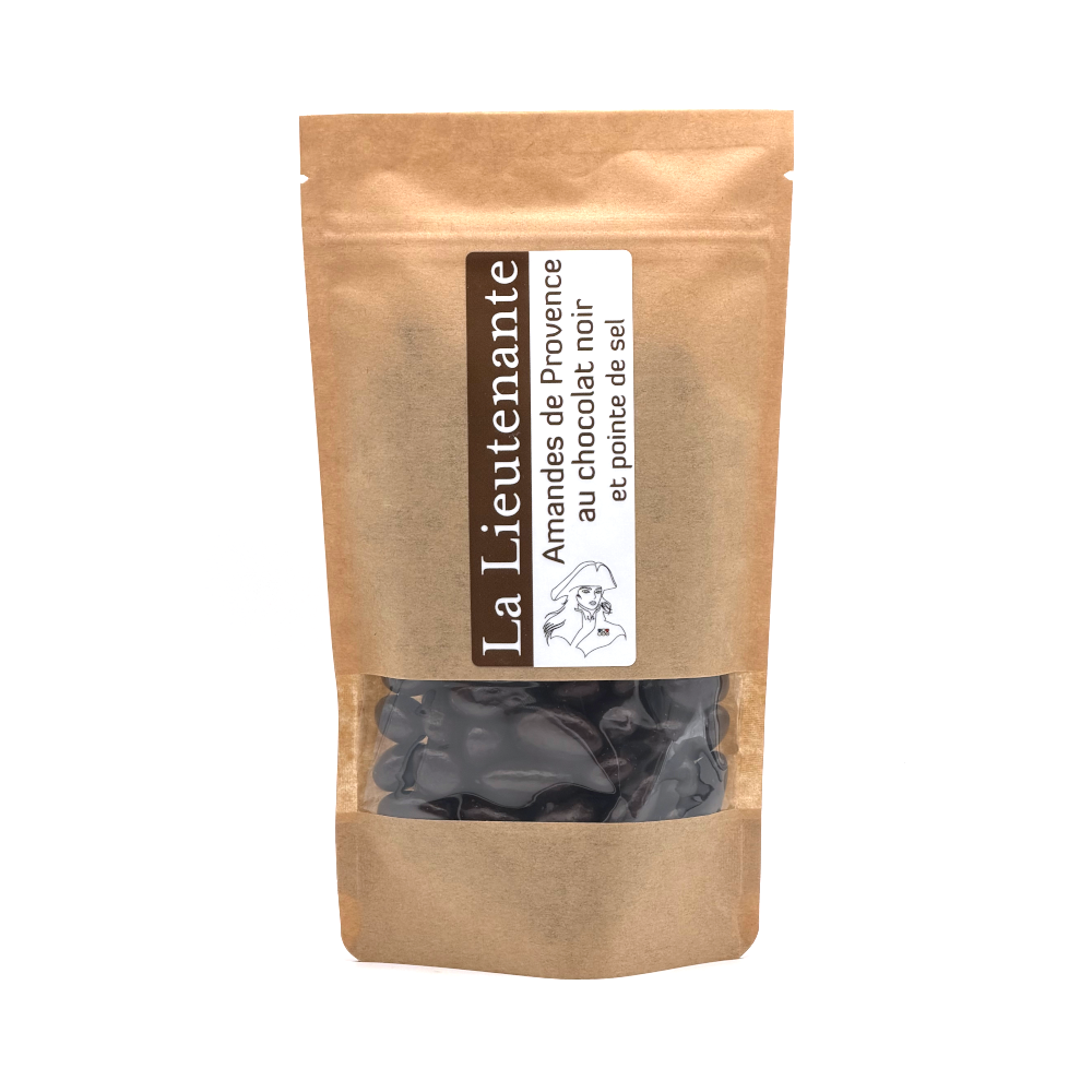 La Lieutenante - Coeur d'amande de Provence au chocolat noir et pointe de sel