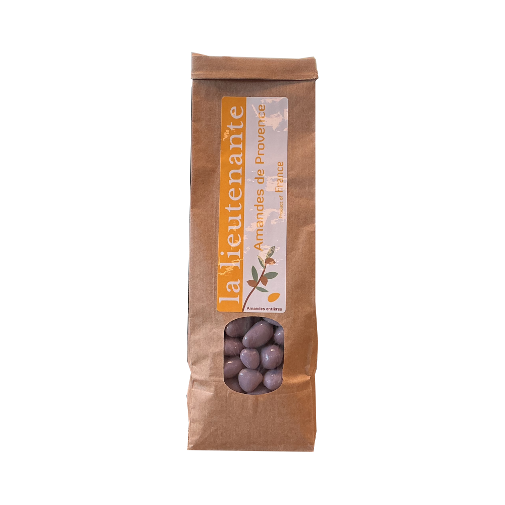 La Lieutenante - Amandes de Provence au chocolat blanc saveur lavande