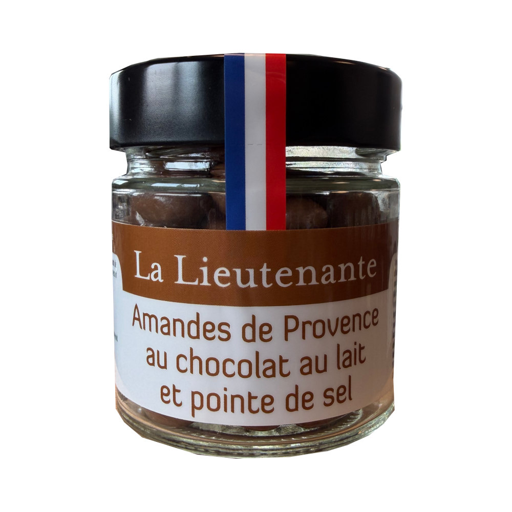 La Lieutenante - Amandes de Provence au chocolat au lait et pointe de sel