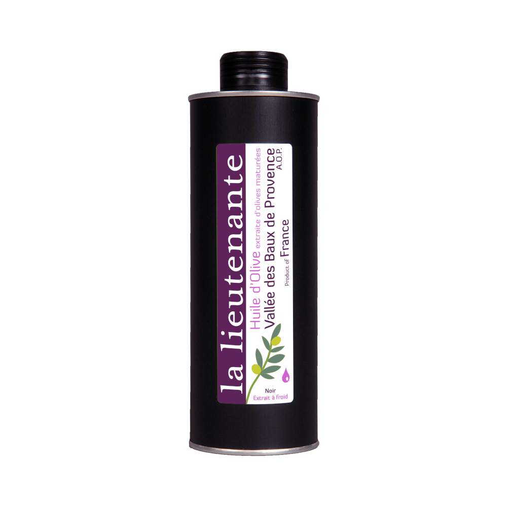 La Lieutenante - Huile d'olive de la Vallée des Baux de Provence A.O.P. - Grand Cru Noir