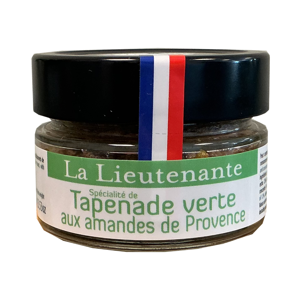 La Lieutenante - Spécialité de Tapenade verte aux amandes de Provence