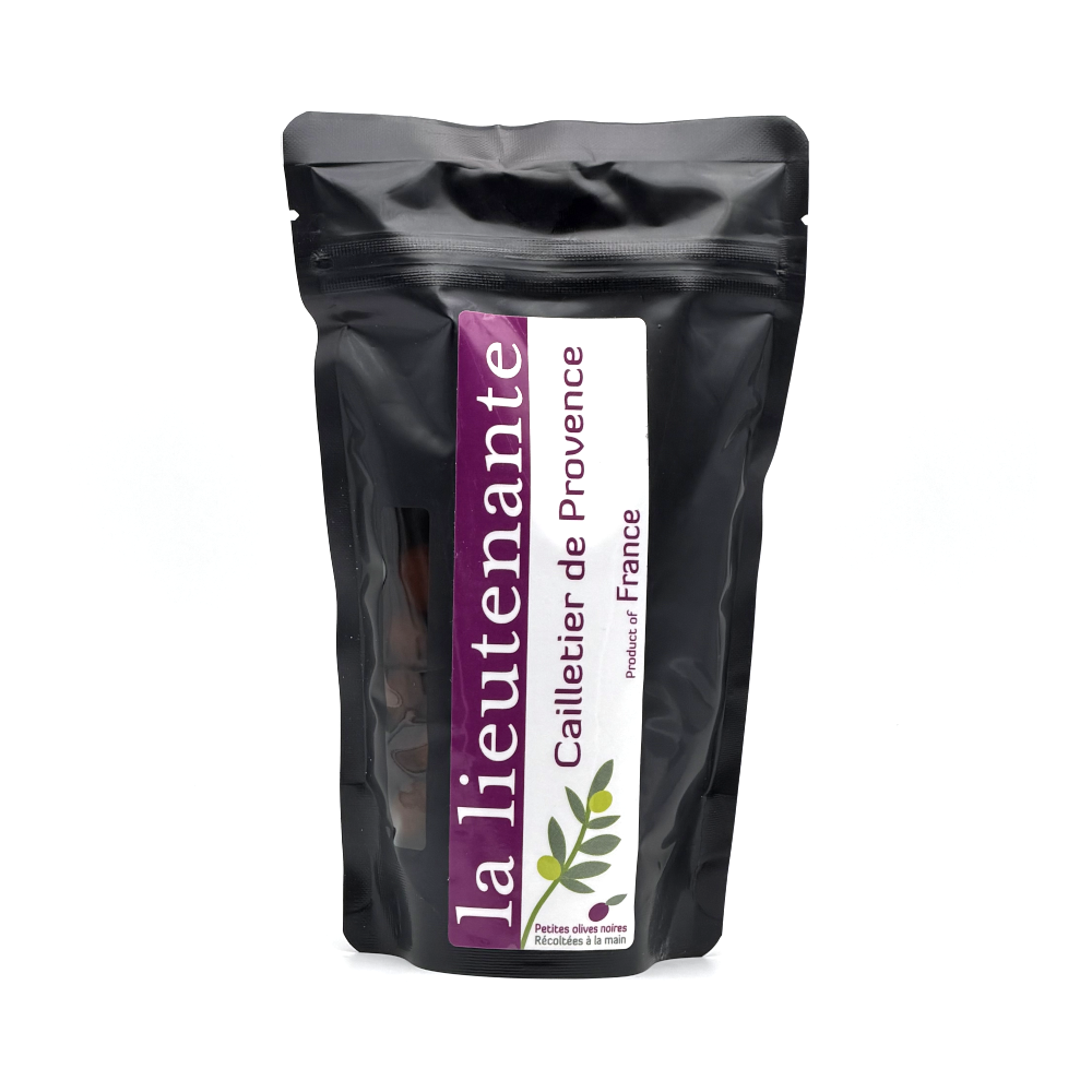 La Lieutenante - Olives noires pasteurisées - Cailletier de Provence