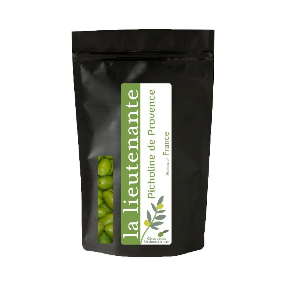 La Lieutenante - Olives vertes pasteurisées - Picholine de Provence