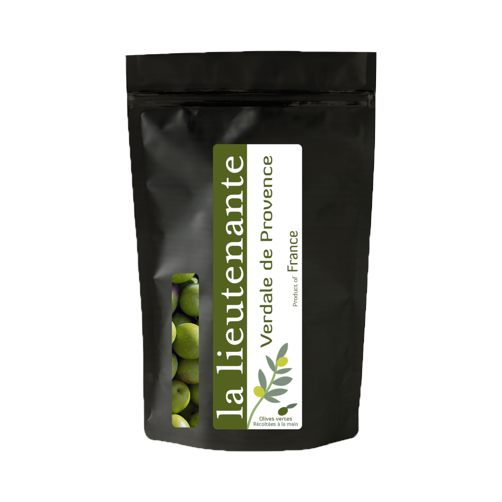 La Lieutenante - Olives vertes pasteurisées - Verdale de Provence