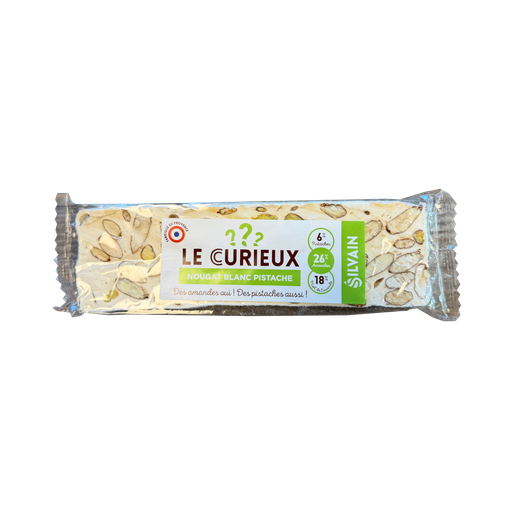 Nougat Silvain - Le Curieux nougat blanc pistache