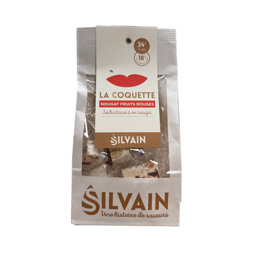 Nougat Silvain - La Coquette nougat blanc aux fruits rouges