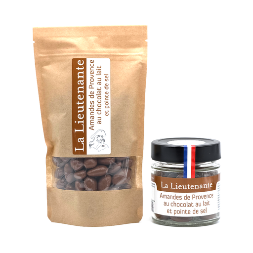 La Lieutenante - Amandes de Provence au chocolat au lait et pointe de sel