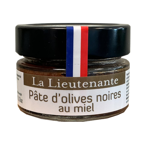 [LLPNPMV100G] La Lieutenante - Pâte d'olives noires au miel