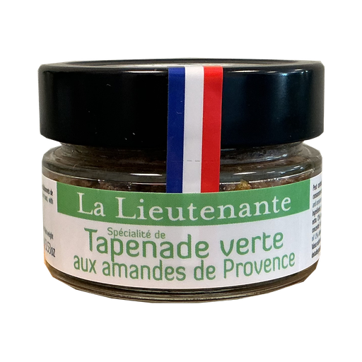 [LLTVPAPV100G] La Lieutenante - Spécialité de Tapenade verte aux amandes de Provence