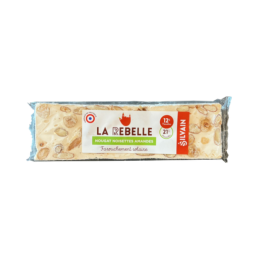 Nougat Silvain - La Rebelle nougat blanc aux noisettes et amandes
