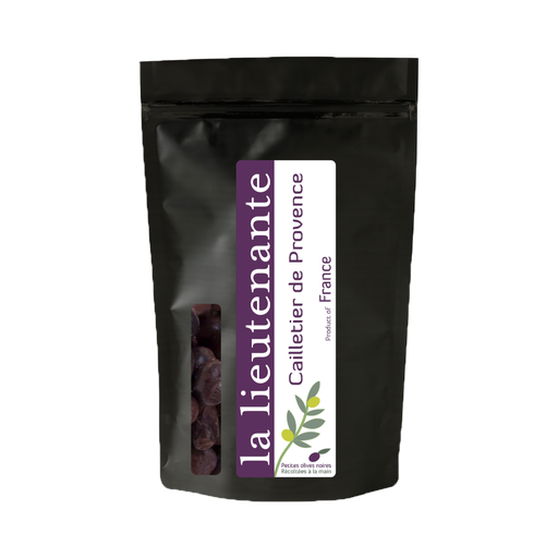 [LLONPCN120G] La Lieutenante - Olives noires pasteurisées - Cailletier de Provence