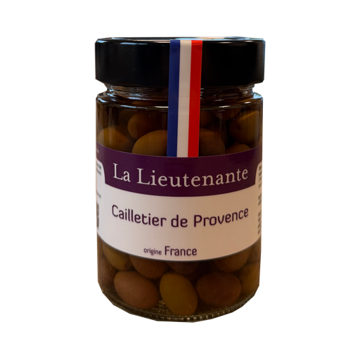 La Lieutenante - Schwarze Oliven pasteurisierten - Cailletier de Provence